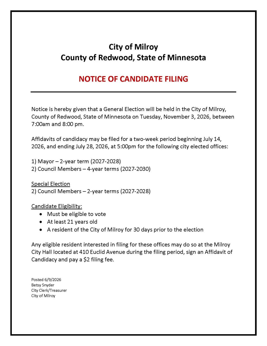 Filing Notice